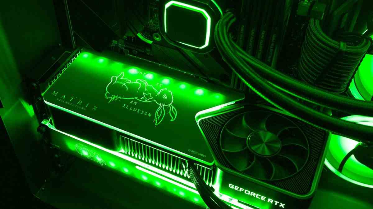 Nvidia RTX 3080 Ti Matrix backplate