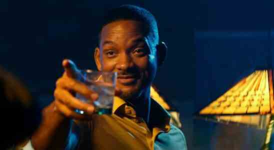 Will Smith toasting Martin Lawrence in Bad Boys For Life.