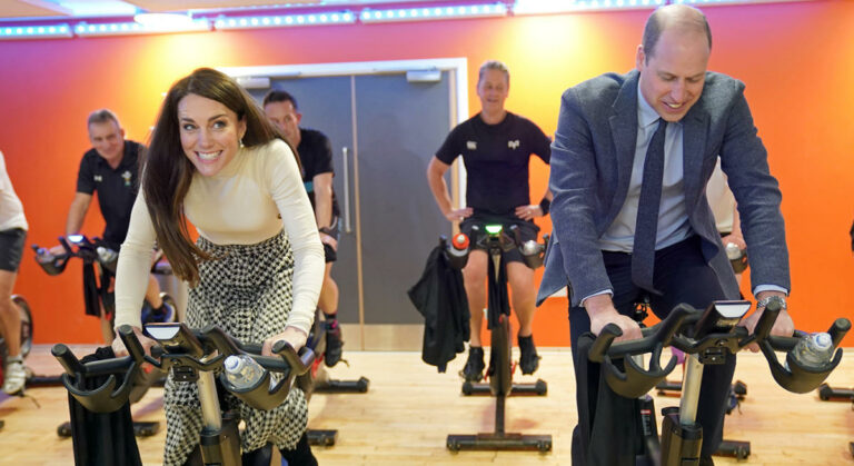 Kate remporte la dernière bataille sportive contre William en classe de spin