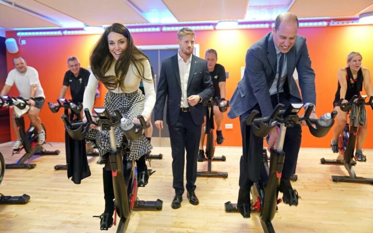 La princesse de Galles remporte la dernière bataille sportive contre le prince William dans une course de spin