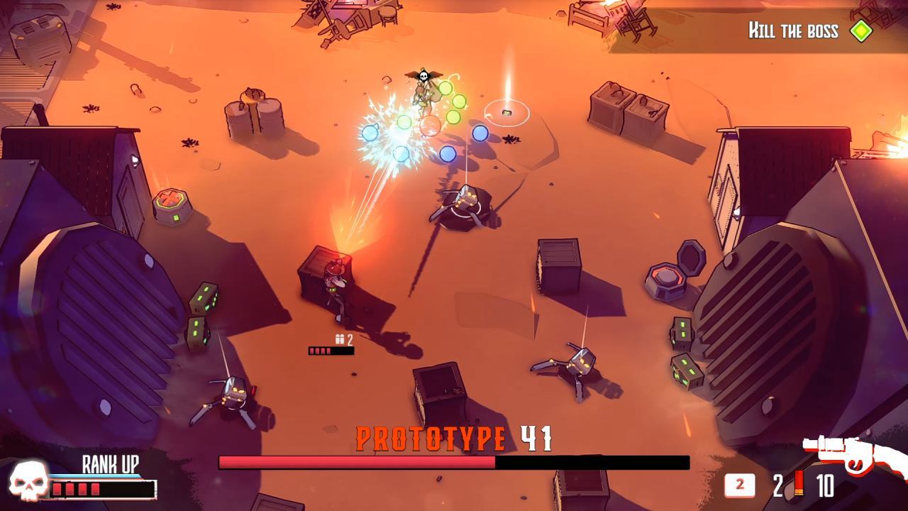 Dust & Neon, PC, Critique, Gameplay, Captures d'écran, Roguelite, Twin Stick Shooter, Top Down Shooter, NoobFeed, David Marquardt Studios, Rogue Games, Inc. 