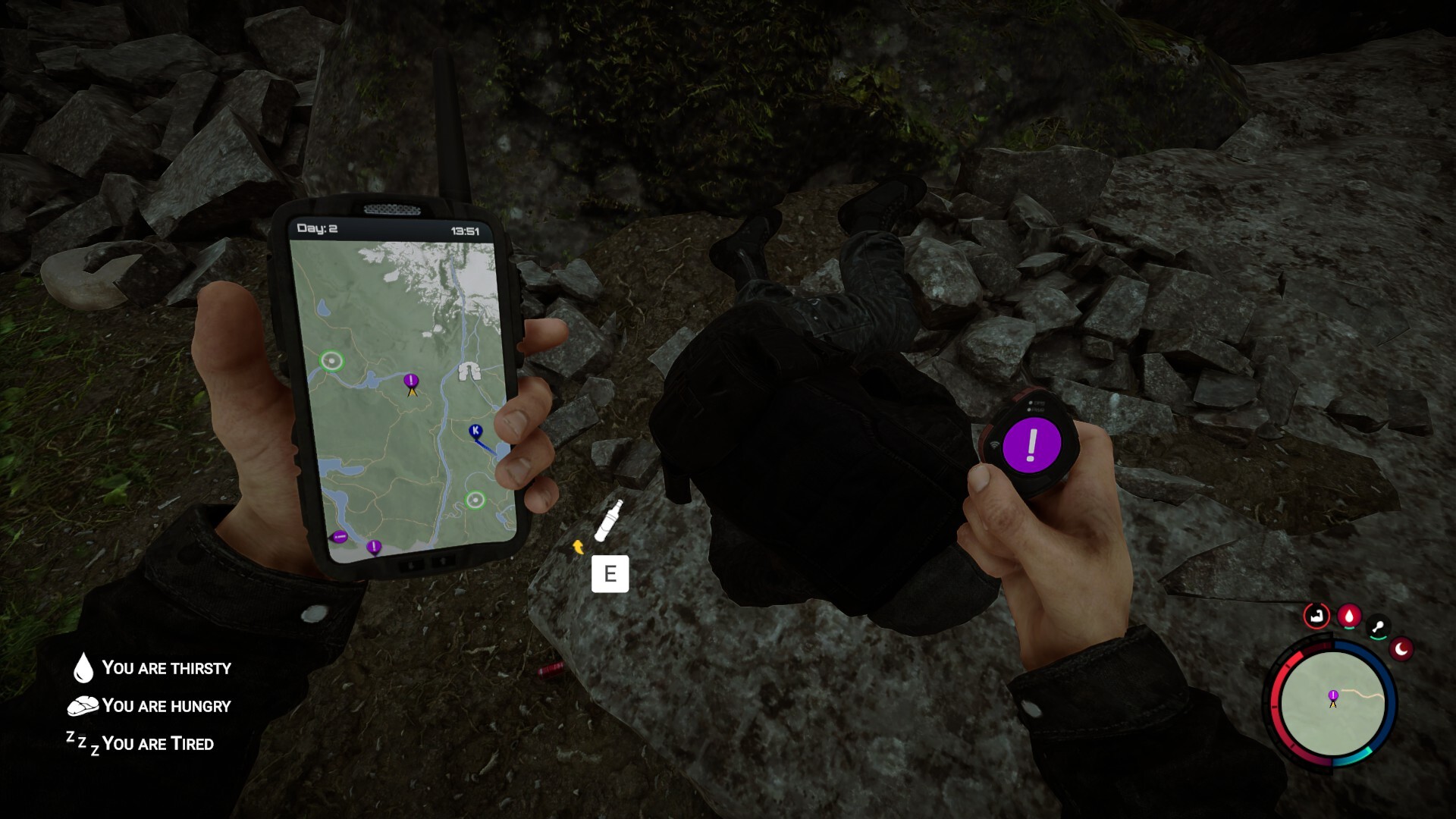 Here is how to use your GPS locator or plural locators in Sons of the Forest, to save locations and help you find your way around.