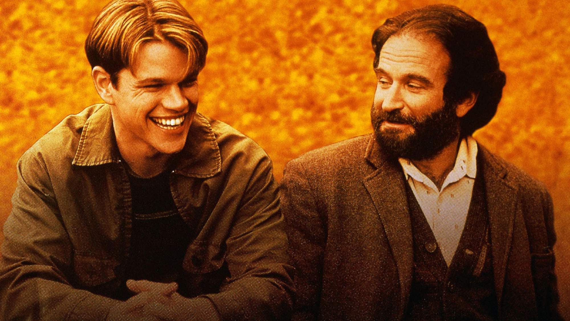 Matt Damon et Robin Williams dans Good Will Hunting