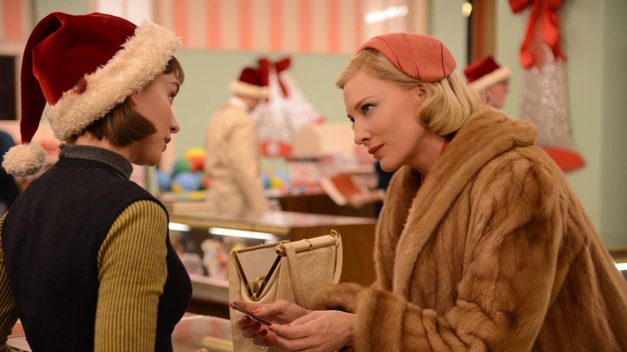 Roony Mara et Cate Blanchett dans Carol