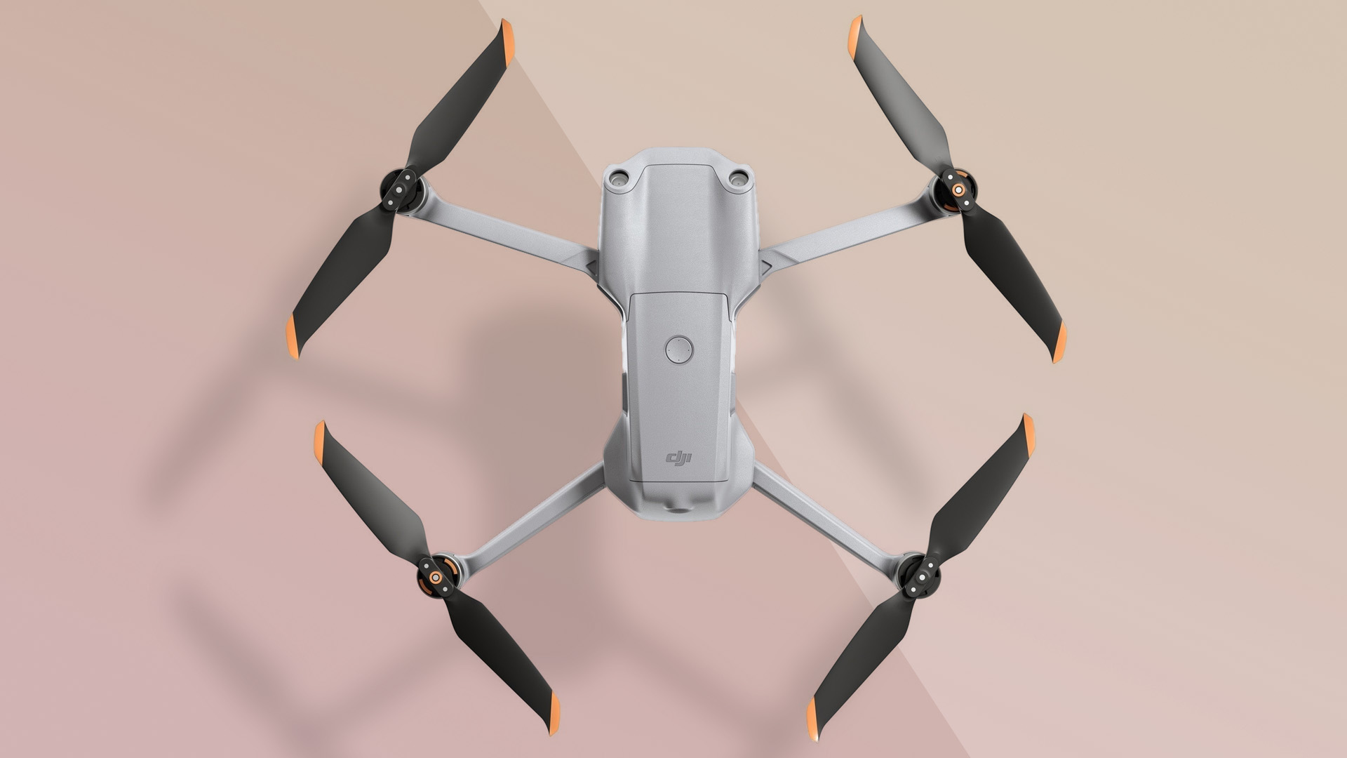 Maquette de DJI Air 3 sur fond rose