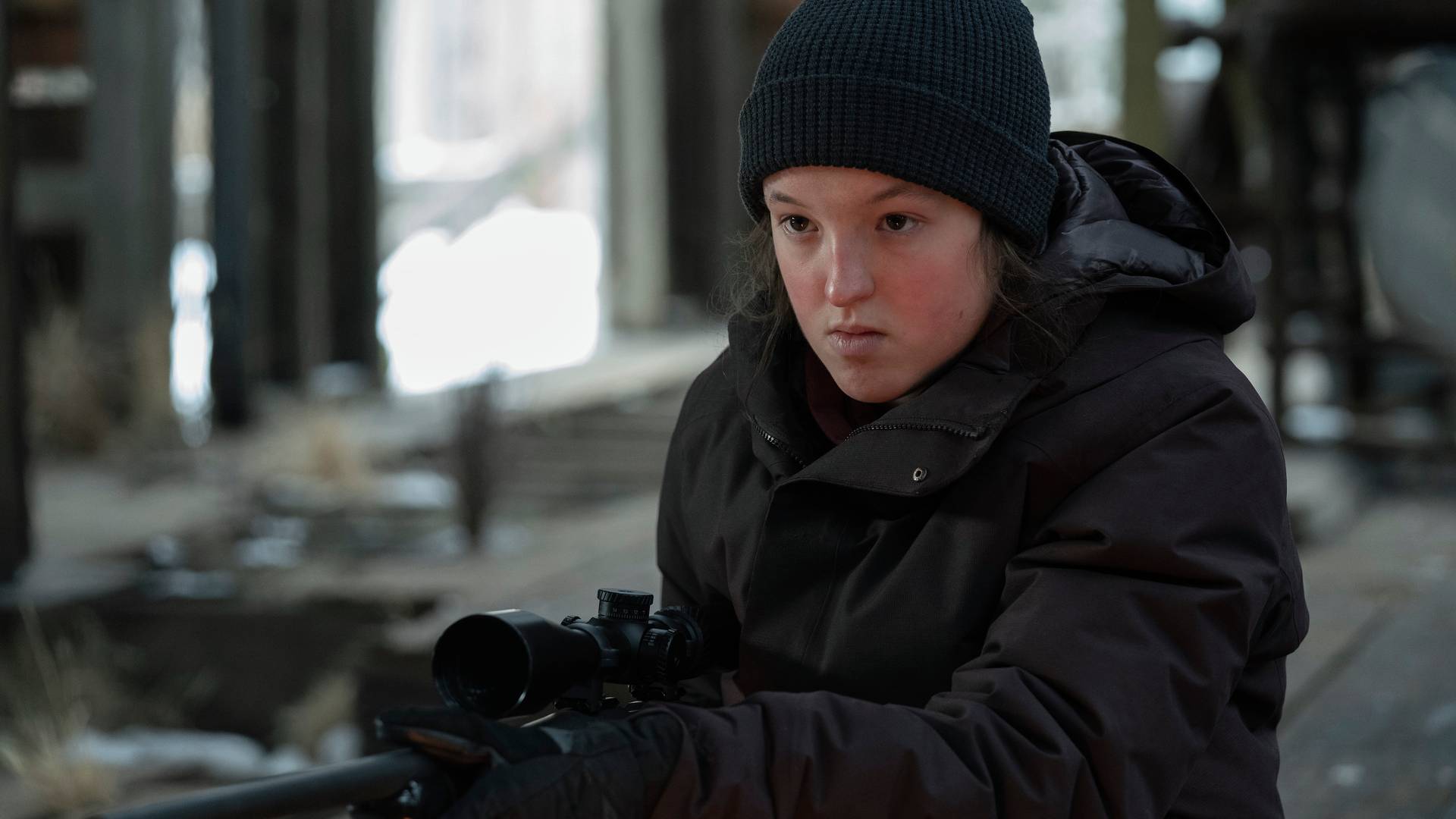 Bella Ramsey dans le rôle d'Ellie Williams dans The Last of Us