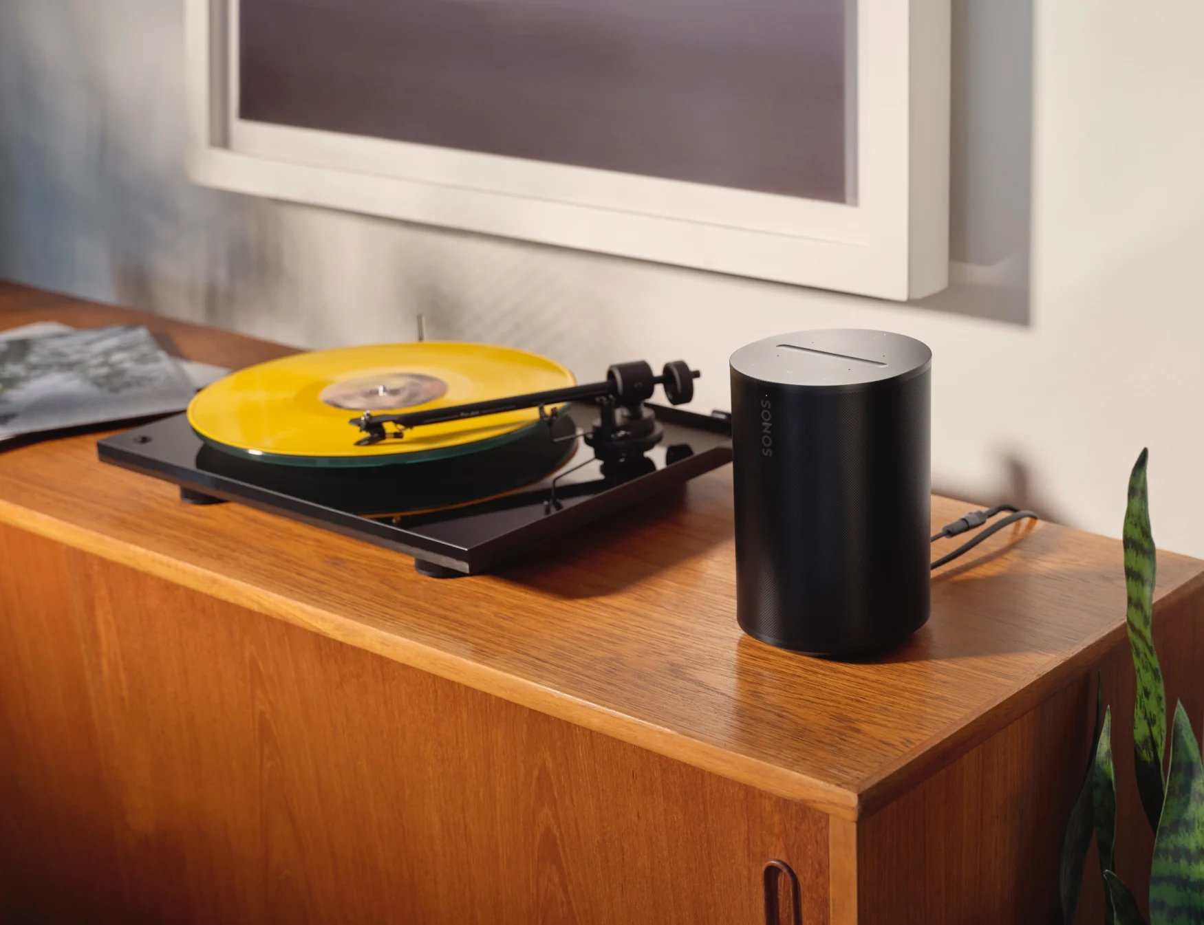 Sonos Era 100 avec platine vinyle