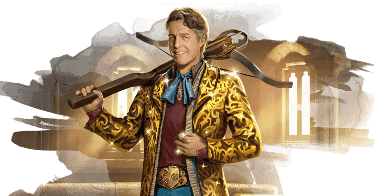 Le charisme de Hugh Grant est bien élevé dans les statistiques officielles du film D&D
