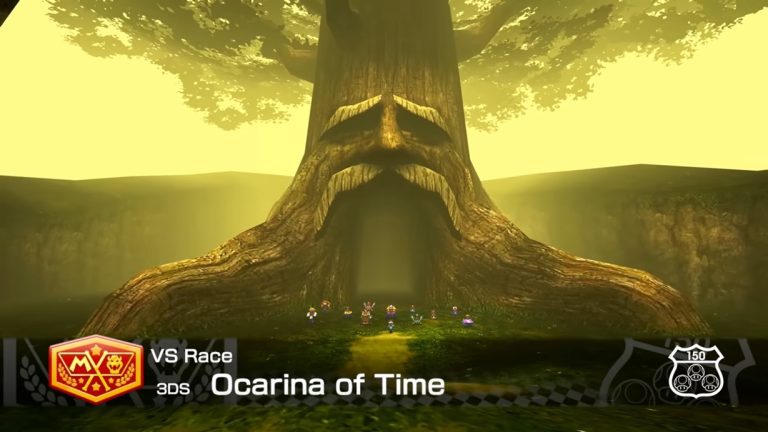 Hyrule d'Ocarina of Time sur la piste de Mario Kart 8
