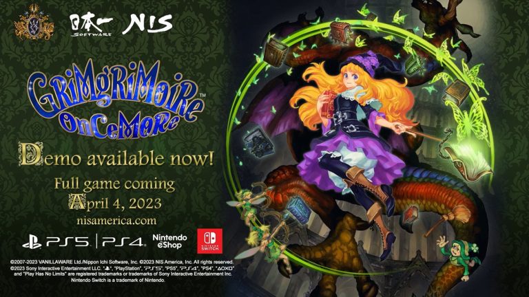 La démo de GrimGrimoire OnceMore vient de sortir sur Switch
