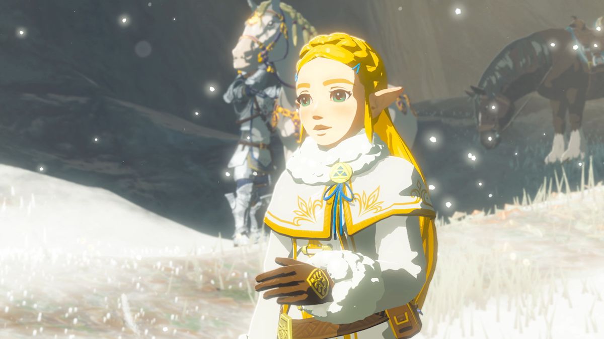 Princesse Zelda en tenue pour temps froid du DLC The Legend of Zelda: Breath of the Wild