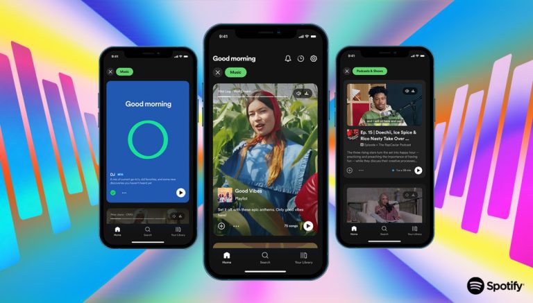 Spotify réorganise son application avec des flux de découverte de style TikTok, Smart Shuffle pour les listes de lecture et plus