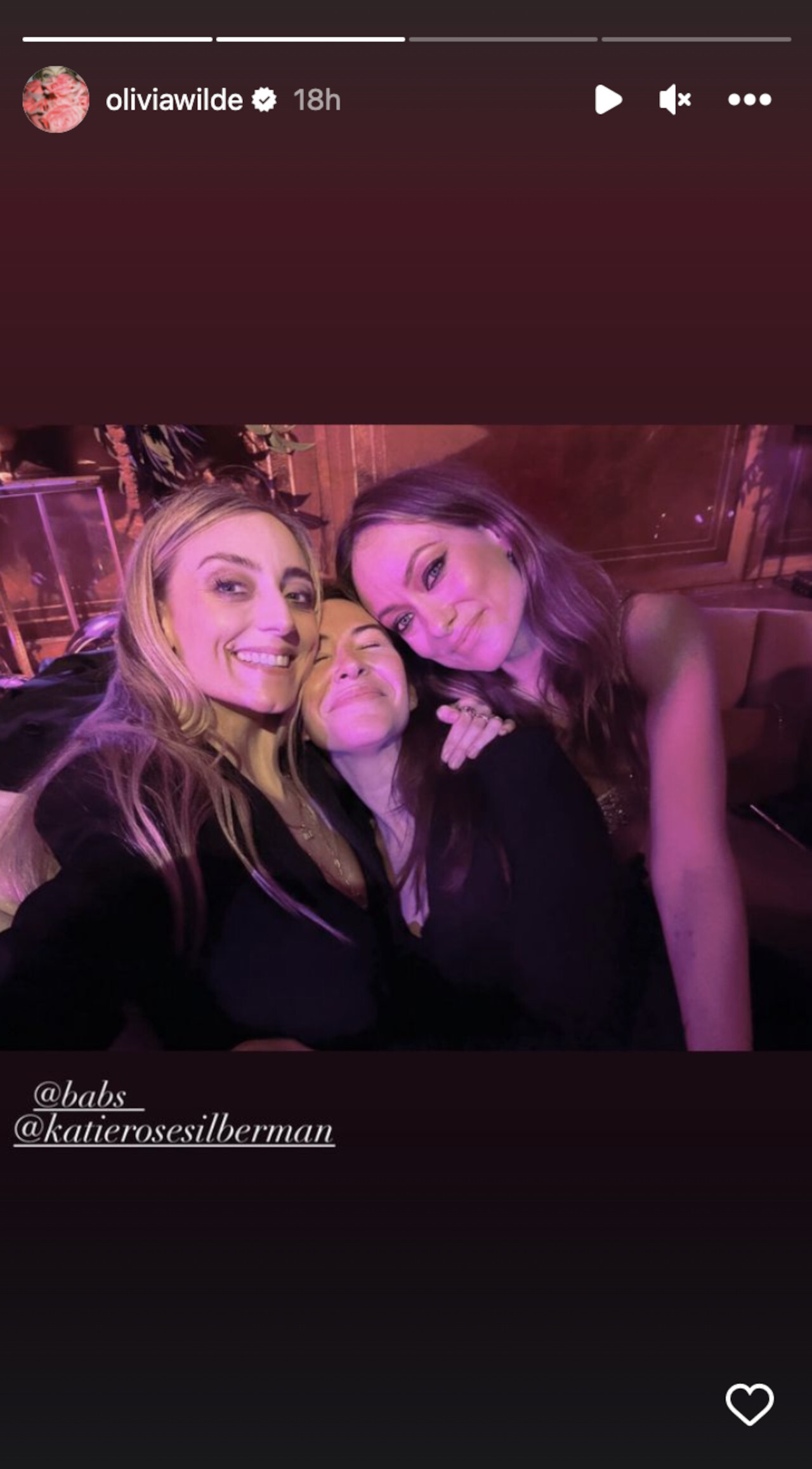 Olivia Wilde avec Babs Burchfield et Katie Silberman