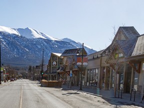 Centre-ville de Canmore, Alberta