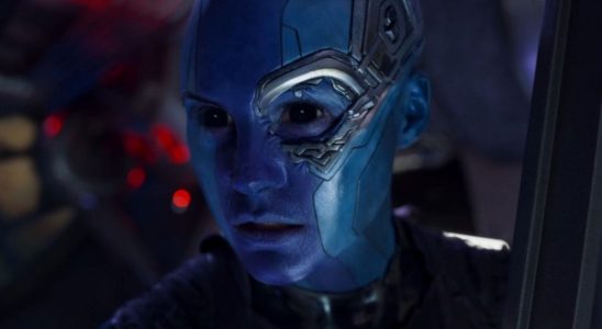 Karen Gillan as Nebula in Guardians of the Galaxy Vol. 2