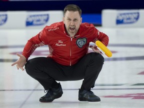 Équipe Canada capitaine Brad Gushue.