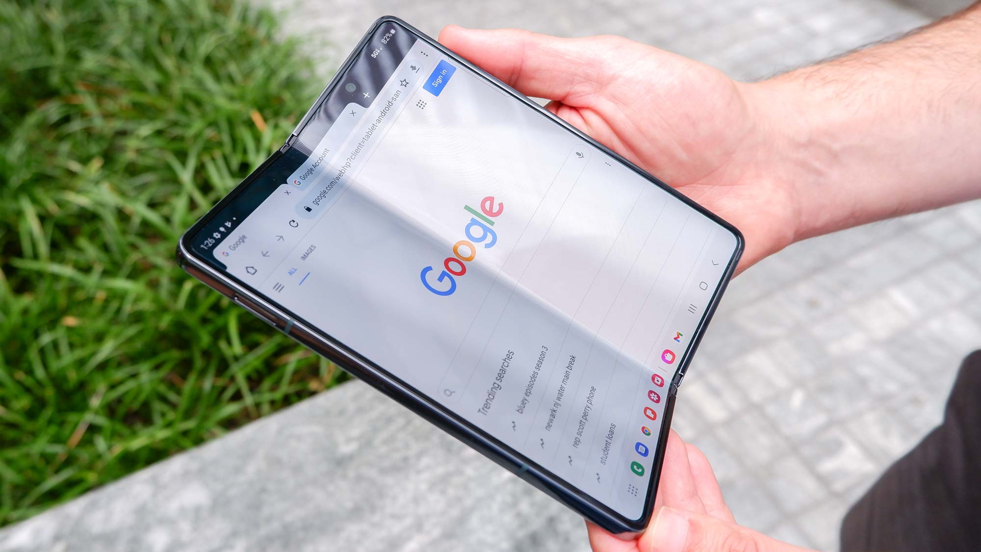 Pliage du Samsung Galaxy Z Fold 4