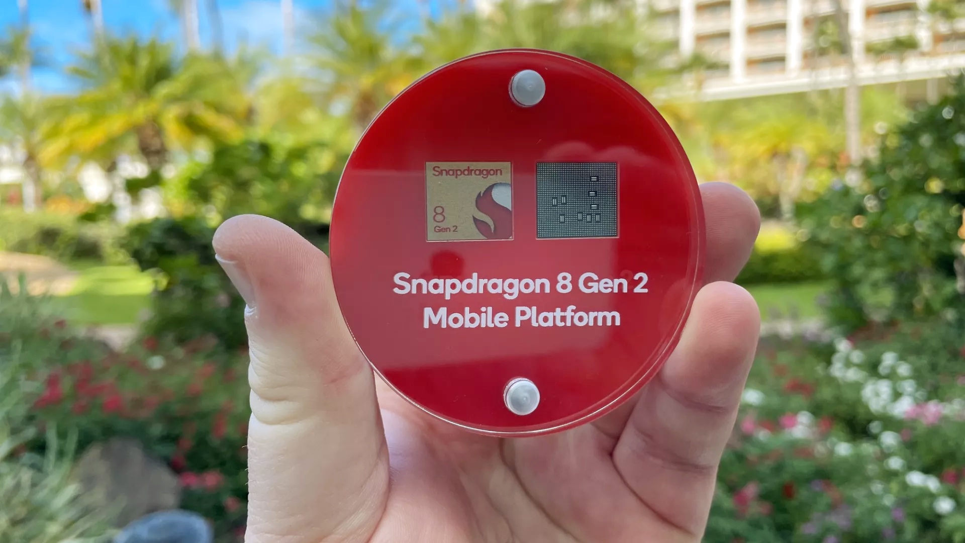 Photo de la puce Snapdragon 8 Gen 2