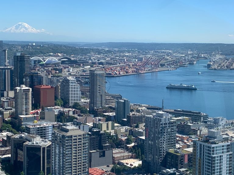 Venez pour le sport, restez pour le paysage à Seattle