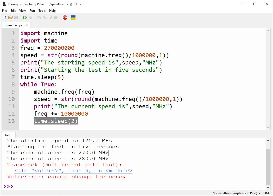 Comment overclocker et sous-cadencer un Raspberry Pi Pico