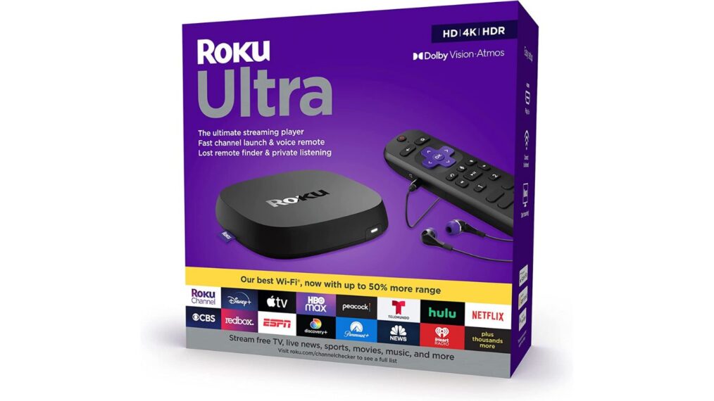 Roku Ultra 2022 4K : HDR : appareil de diffusion Dolby Vision