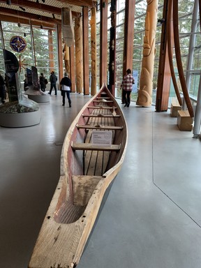 À l'intérieur du centre culturel Squamish Lil'wat.  Jane Stevenson/Toronto Sun