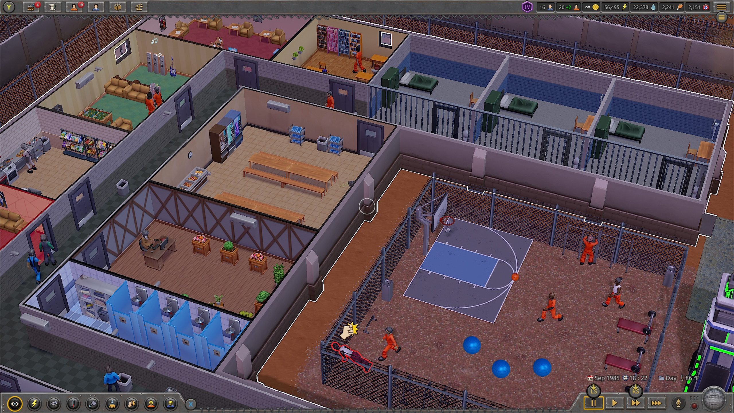 Prison Tycoon : sous l'examen d'une nouvelle direction
