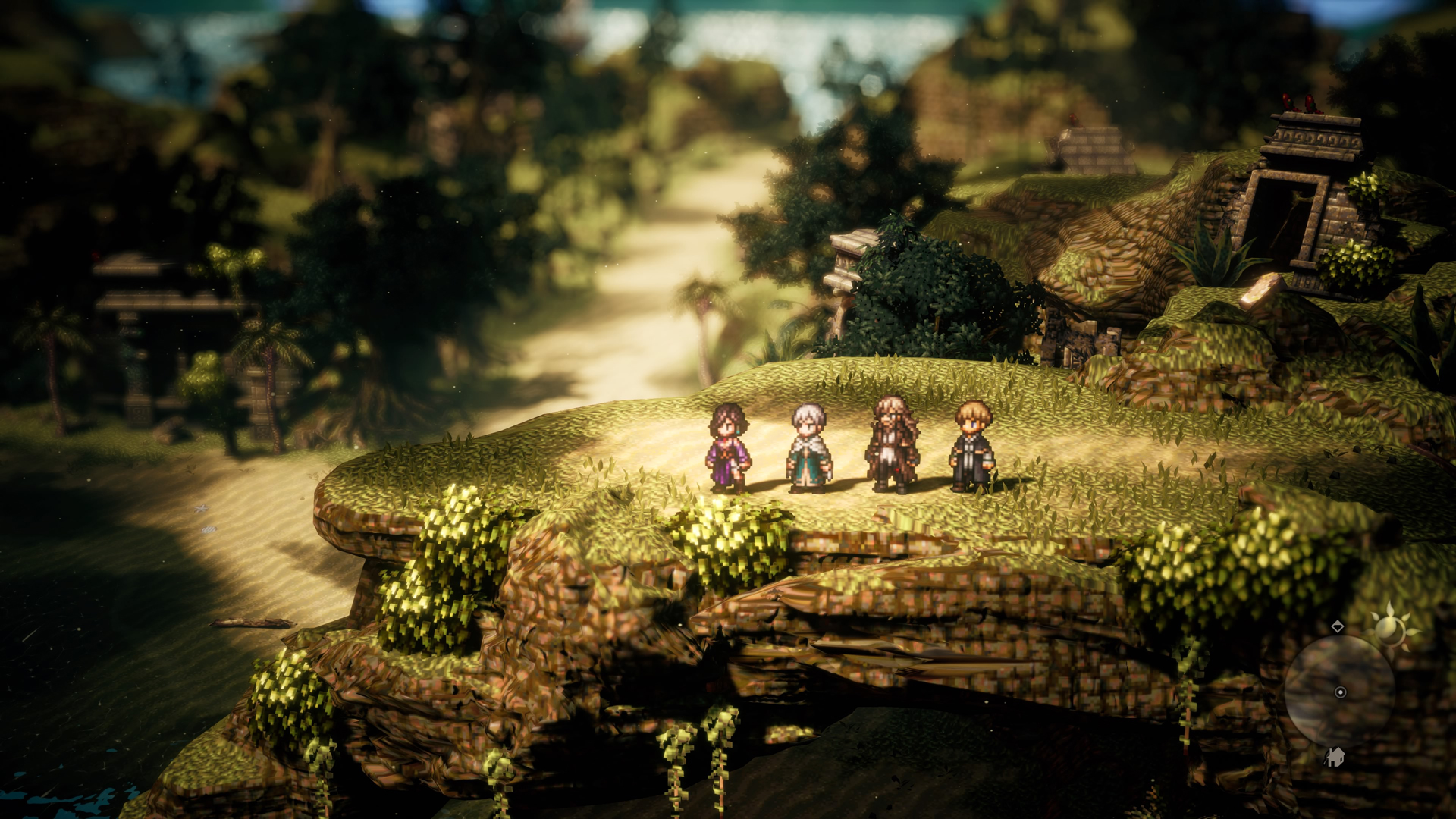 Capture d'écran d'Octopath Traveler 2