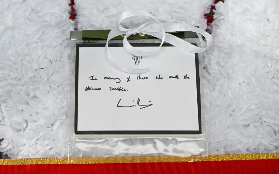 Message de William sur la tombe - Toby Melville/Reuters