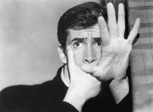 PSYCHO, Anthony Perkins, 1960