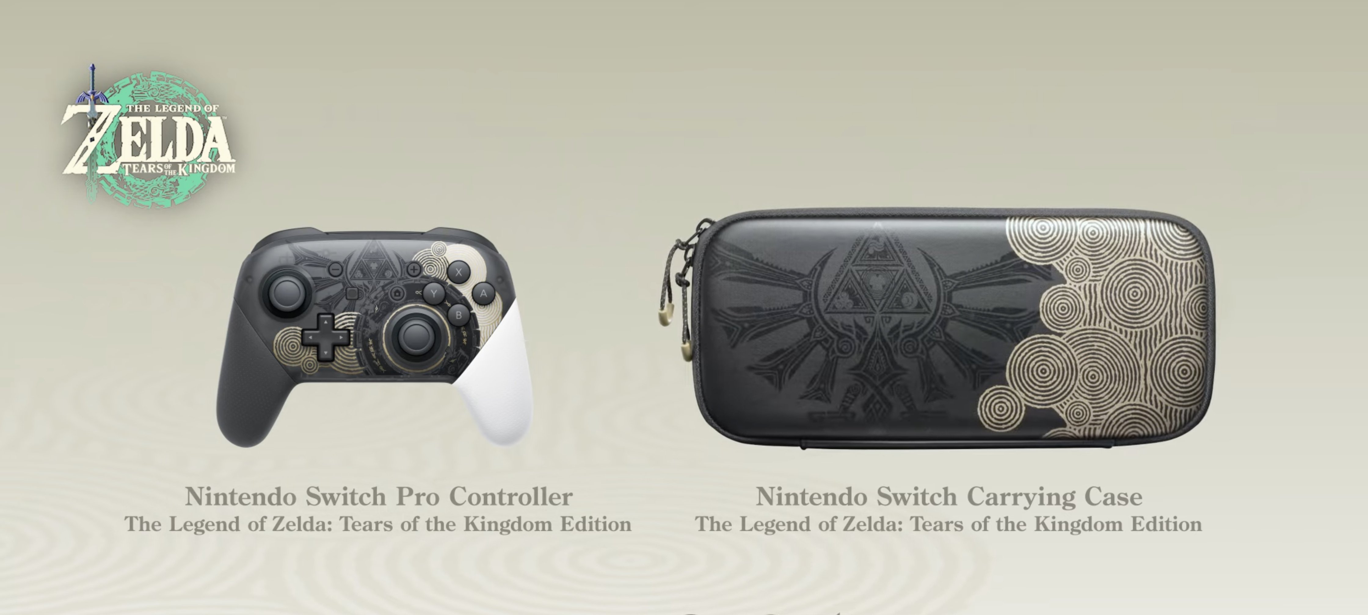 Étui de transport pour manette Zelda Tears of the Kingdom Switch Pro