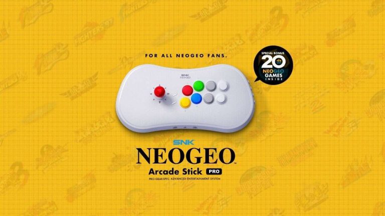 Économisez gros sur le Neo Geo Arcade Stick Pro, livré avec 20 jeux SNK classiques
