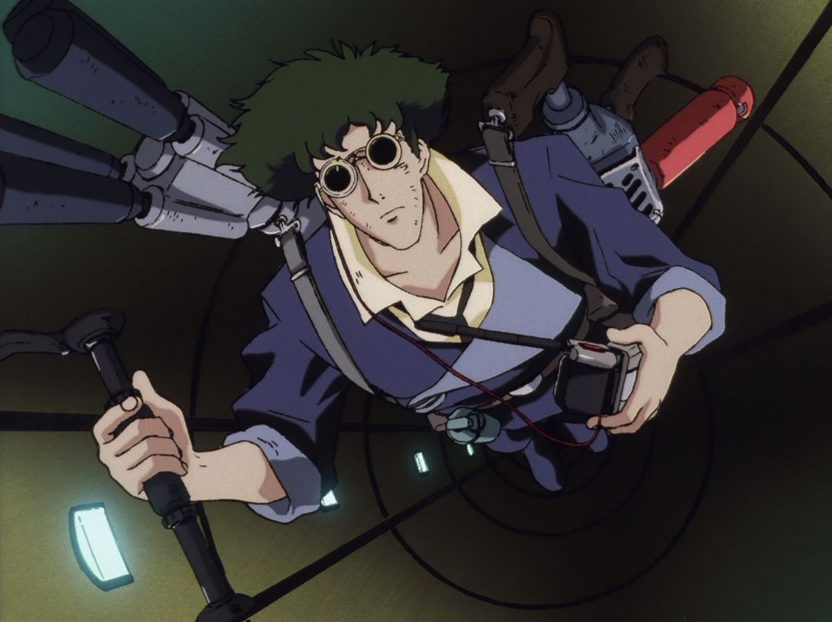 Spike Spiegel chasse une étrange présence extraterrestre dans l'épisode 