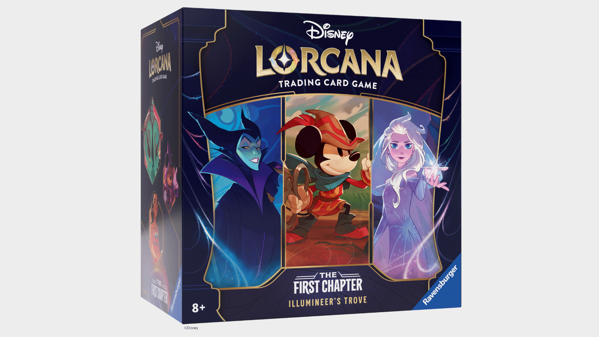 Coffret Disney Lorcana Illumineer's Trove sur fond uni