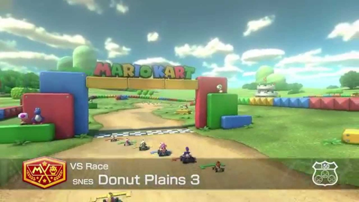 pire mario kart pistes donut plains