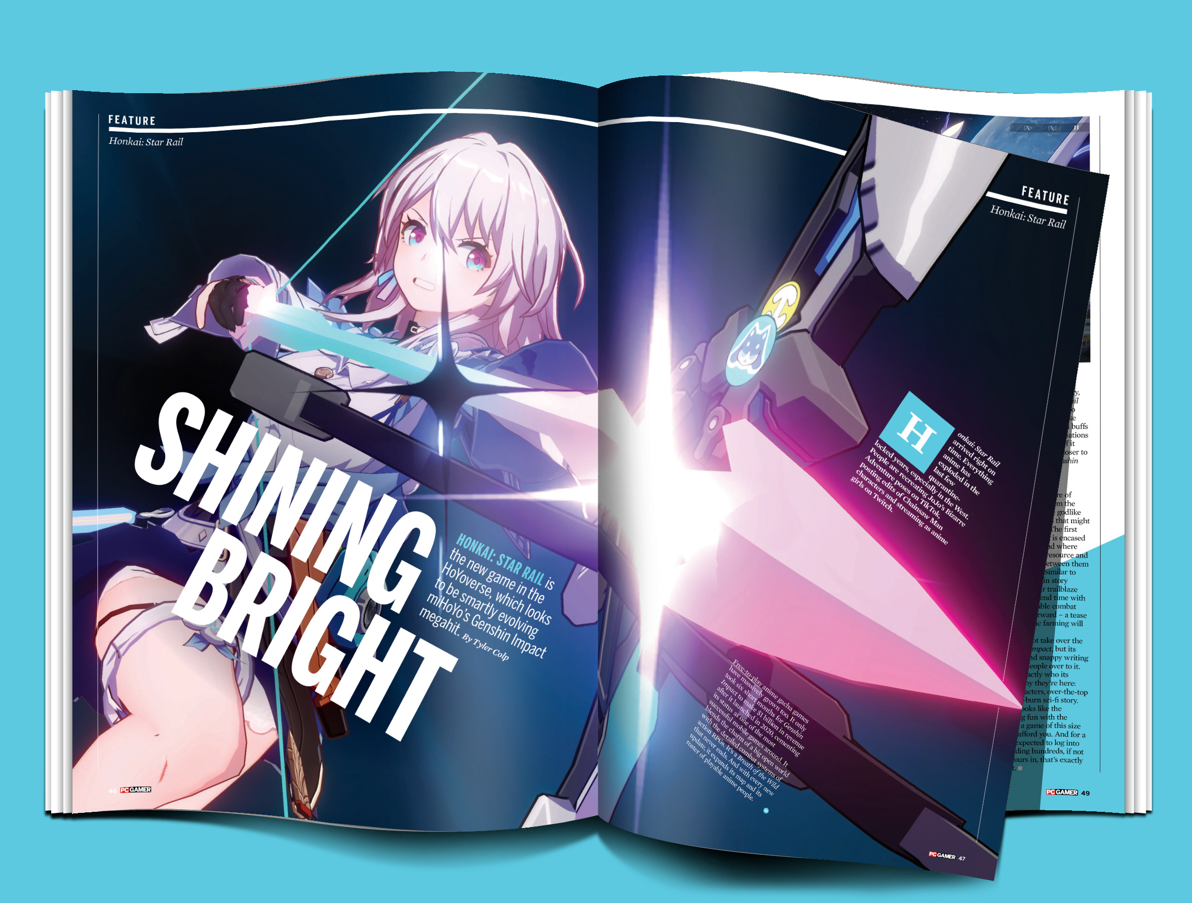 Fonctionnalité Honkai Star Rail de PC Gamer Magazine