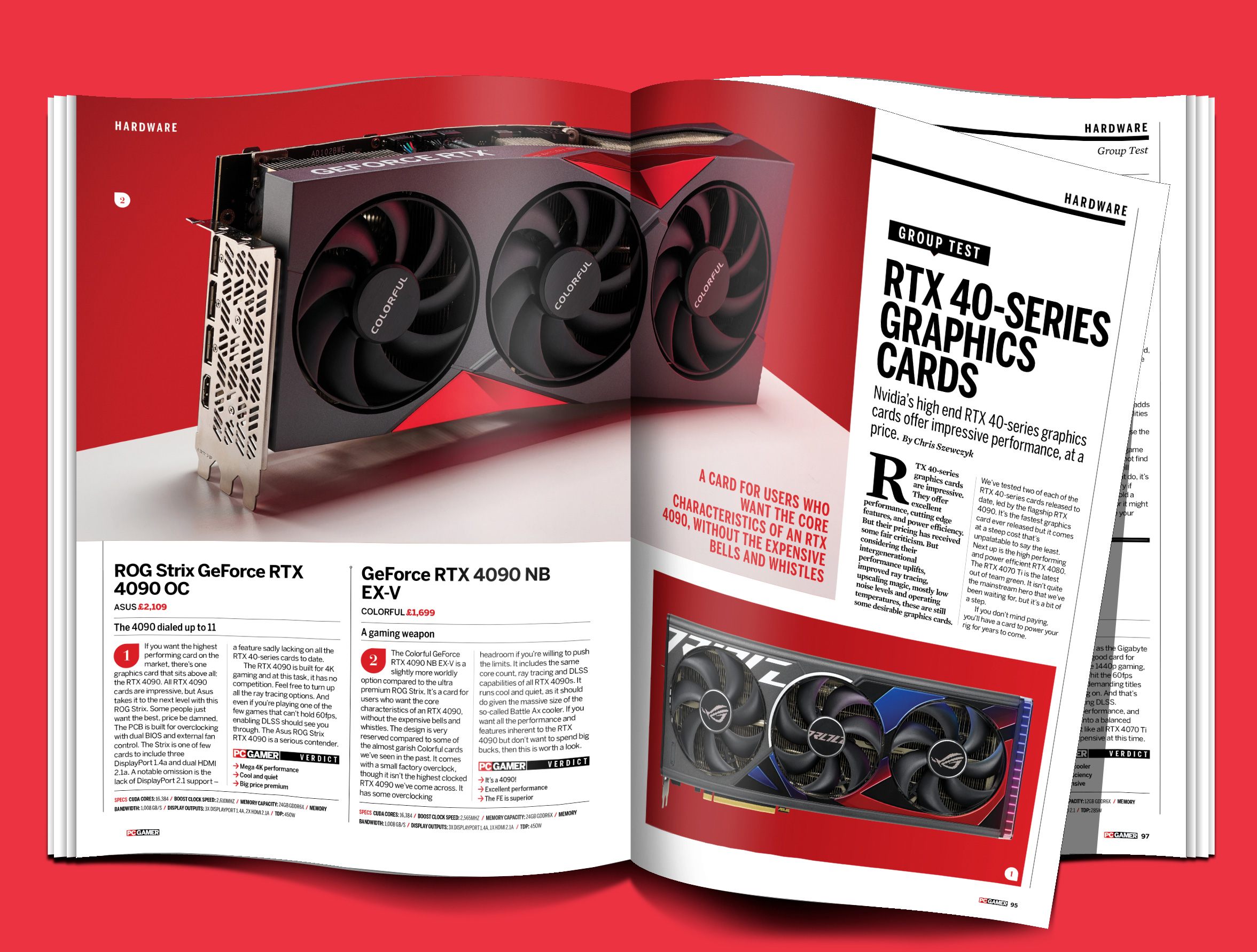 PC Gamer Magazine Test de la carte graphique Nvidia RTX série 40