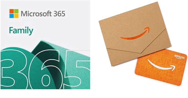 Amazon vous offrira une carte-cadeau de 50 $ lorsque vous achetez un an de Microsoft 365 Famille