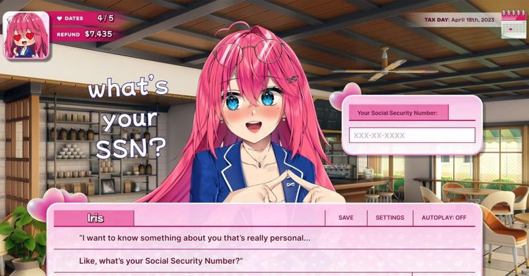 Anime datant sim qui fait aussi vos impôts à venir sur Steam
