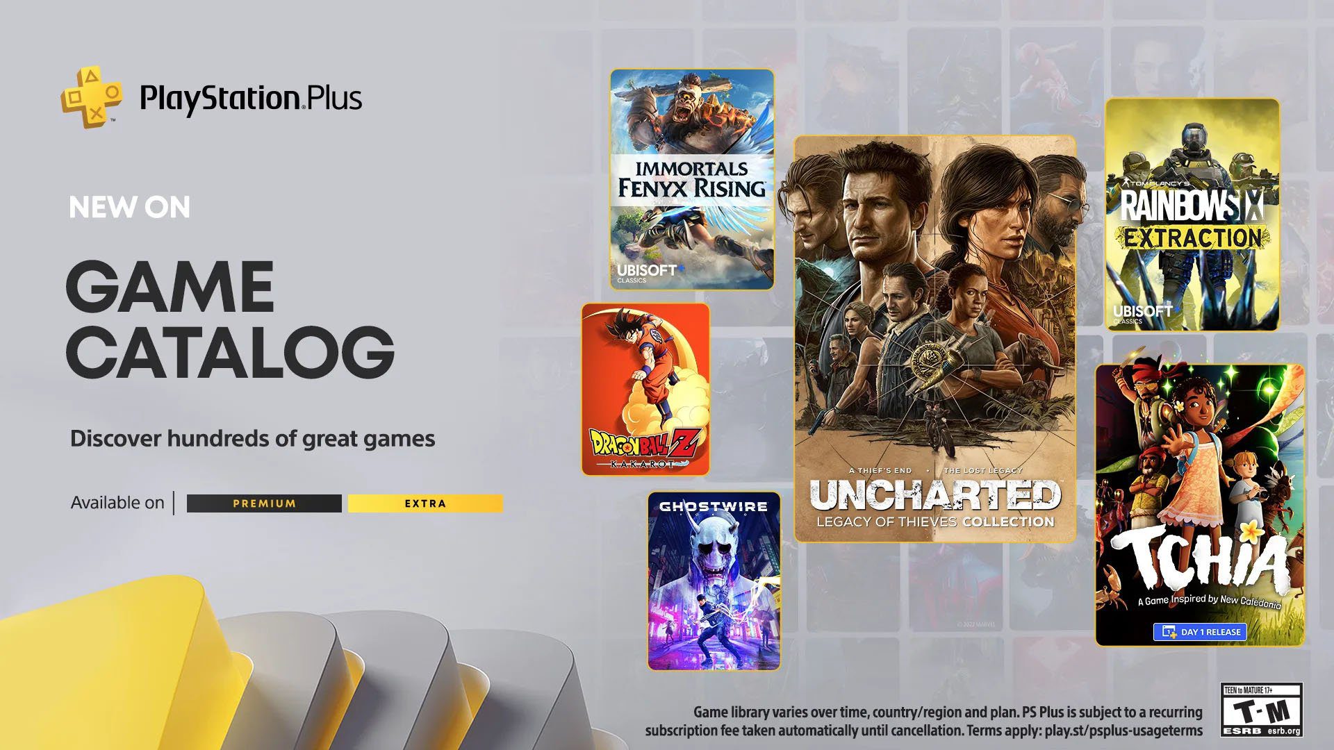 Annonce de la gamme PlayStation Plus Game Catalog et Classics Catalog pour mars 2023    
