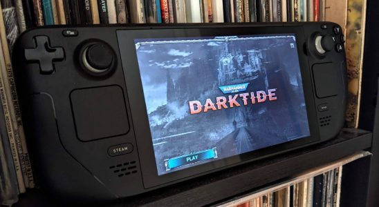 Steam Deck running Darktide