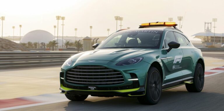 Aston Martin DBX 707 prêt à faire la course des médecins de F1 sur les scènes d’accident