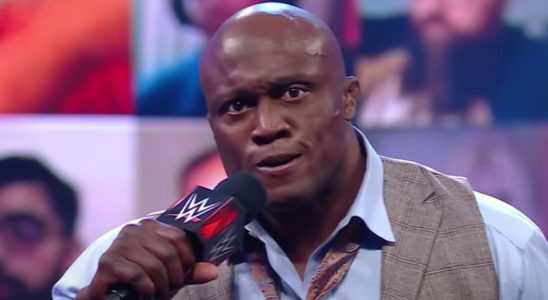 Bobby Lashley talking on Monday Night Raw