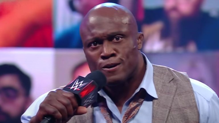 Bobby Lashley talking on Monday Night Raw