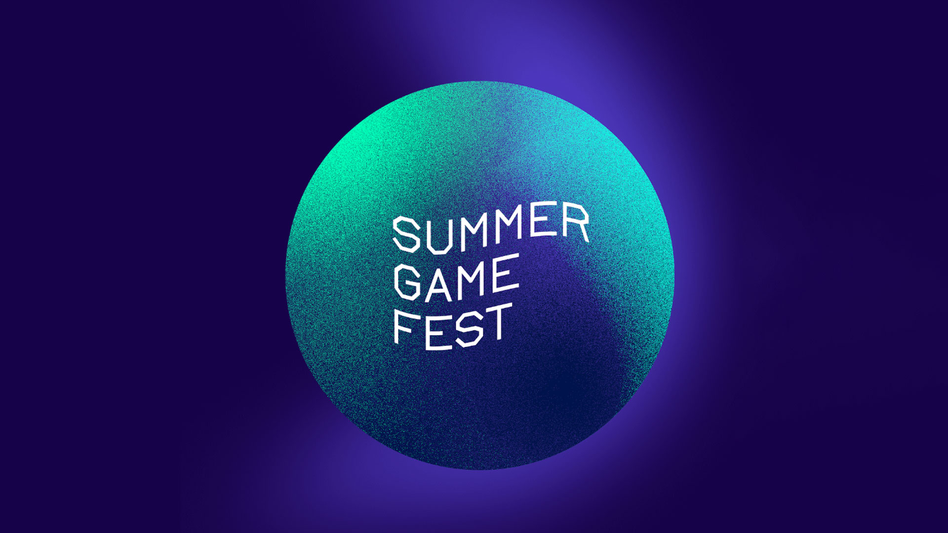 Logo Summer Game Fest sur fond bleu