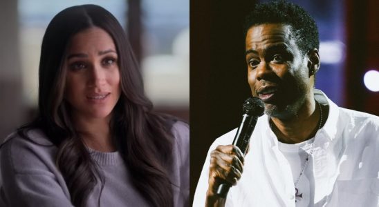 Meghan Markle and Chris Rock