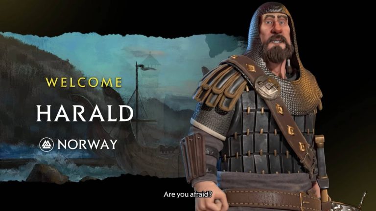 Civilization VI Rulers of England DLC révèle le Varangian Harald Hardrada Persona
