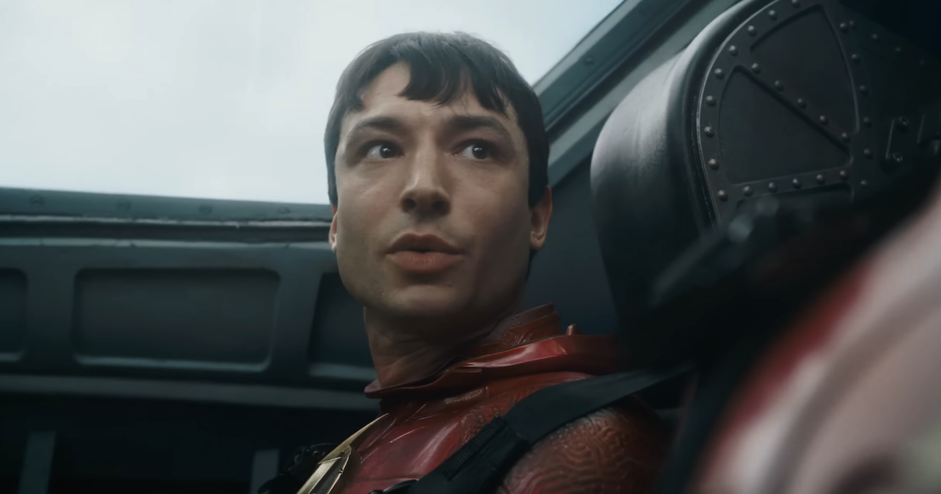 Ezra Miller dans le rôle de Barry Allen dans The Flash