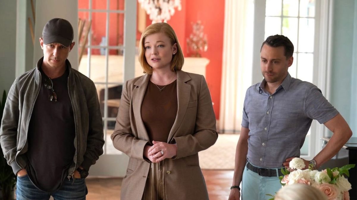 Jeremy Strong, Sarah Snook, and Kieran Culkin in Succession season 4