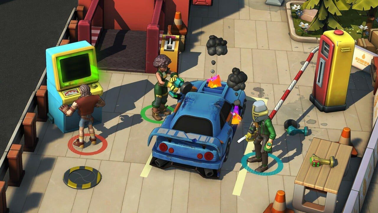 Créez des voitures et provoquez le chaos dans le jeu coopératif Pit Crew 'Speed ​​Crew'
